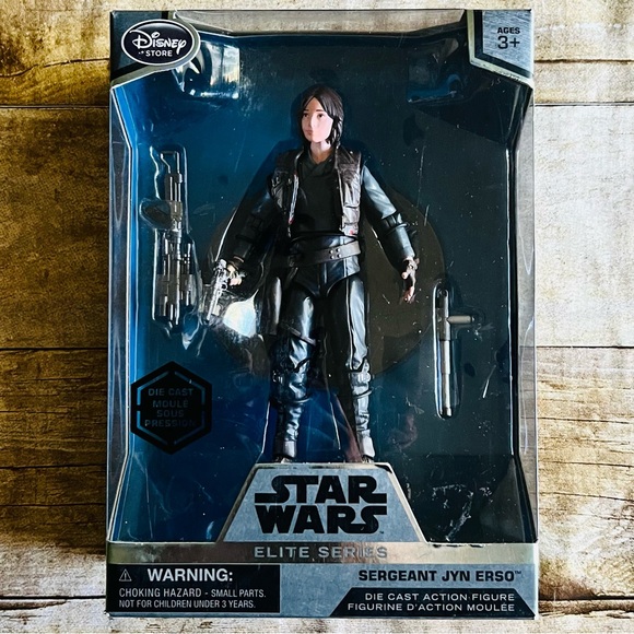 Disney Star Wars Elite Series 7” Sergeant Jyn Erso Metallic Action Figure - Picture 5 of 7